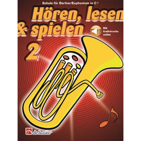 De Haske Hören, lesen, spielen, Band 2 Bariton/Euphonium in C - Educatief