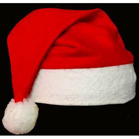Kerstmuts, kerstmis, santa hat, basic kerstmuts - 1008 stuks