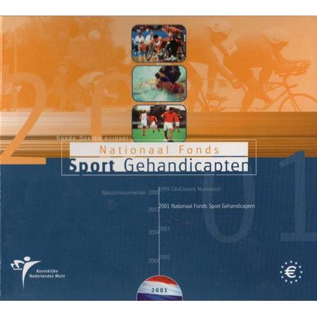 Goede Doelen euro muntset 2001: Nationaal Fonds Sport Gehandicapten