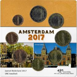 Nederland Jaarset Munten 2017 UNC - Amsterdam