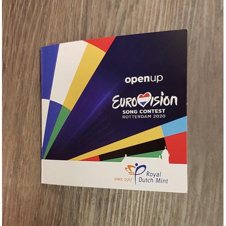 collectors item coincard officiele penning van euro songfestival 2020