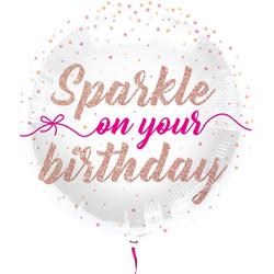 Folieballon Sparkle on your Birthday