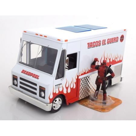 Deadpool Taco Truck 1-24 Jadatoys met Figuur
