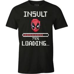 Marvel - Deadpool Insult Loading Black T-Shirt L