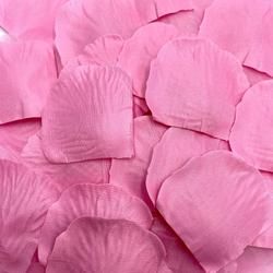 Decarro Luxe licht roze rozenblaadjes 1000 stuks Valentijnsdag - Valentijn decoratie / Bruiloft versiering