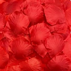 Decarro Luxe rode rozenblaadjes 500 stuks Valentijnsdag - Valentijn decoratie / Bruiloft versiering