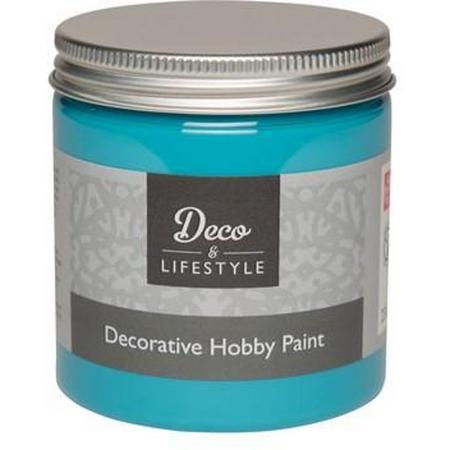 Deco & Lifestyle Acrylverf krijt 230 ml - Teal blauw 45118