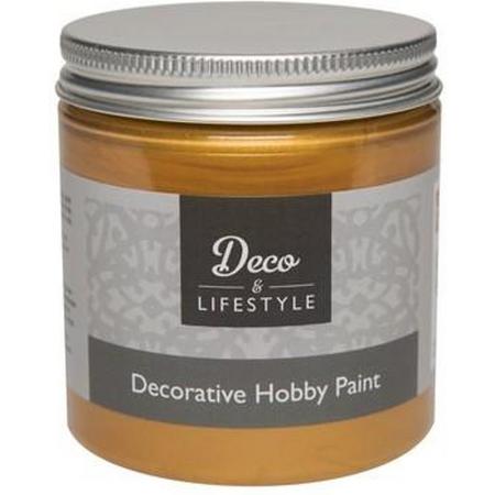 Deco & Lifestyle Acrylverf mat 230 ml - antiek goud 45122