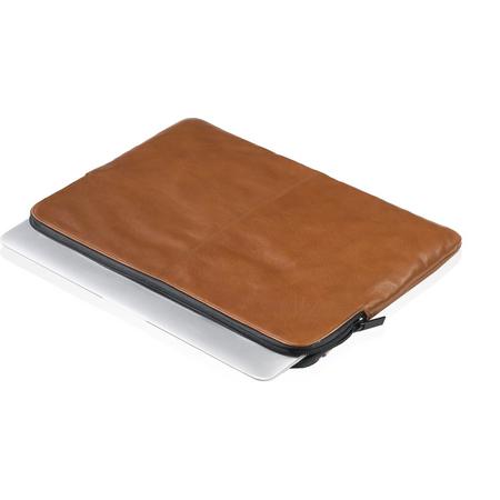Decoded Leather Slim Sleeve 11 inch Bruin