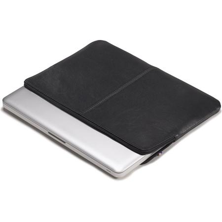 Decoded Leather Slim Sleeve MacBook Air 11.6 inch Zwart