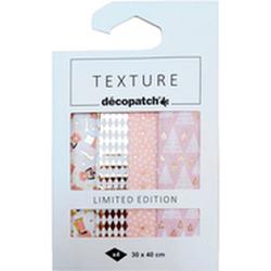 Texture Decopatch papier Thema Ritournelle hotfoil Limited Edition
