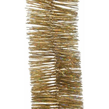 Feestslinger glitter goud 7 x 270 cm - Guirlande folie lametta - Gouden feestversieringen