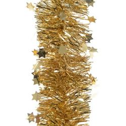 Feestslinger sterren goud 10 x 270 cm - Guirlande folie lametta - Slinger versieringen