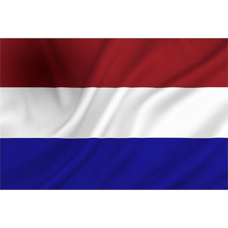 Nederlandse vlag 100x150 cm! Vlag Nederland 100x150cm, voor gevelstok of vlaggenmast 5 meter! Premium kwaliteit!