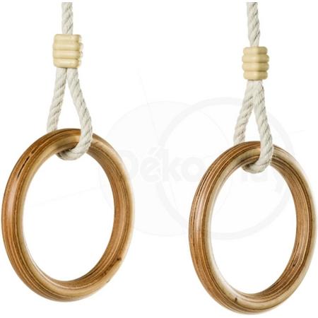 D ko-Play houten ringen set met PH touw