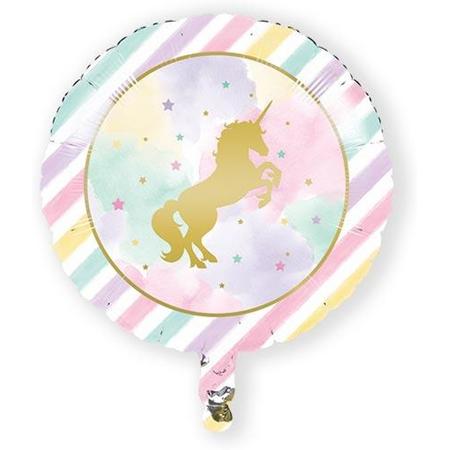 Folieballon Unicorn Pastel - 46 Centimeter