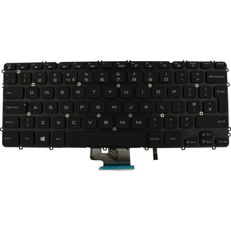 Dell 3H5CJ UK QWERTY Laptop Toetsenbord Verlicht (Origineel)