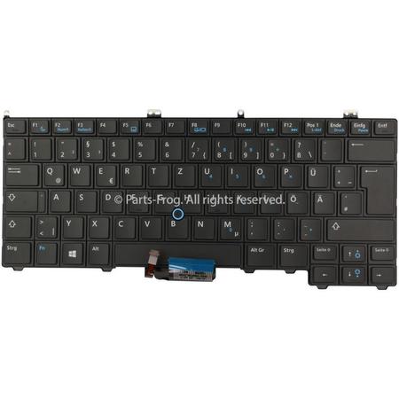 Dell NM7G5 Duits QWERTZ Laptop Toetsenbord (Origineel)