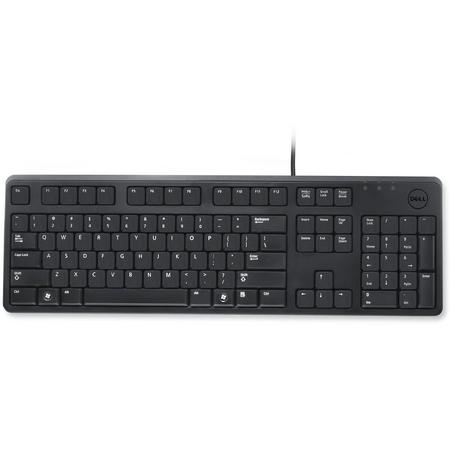 US/European (QWERTY) Dell KB212-B QuietKey USB Keyboard Black