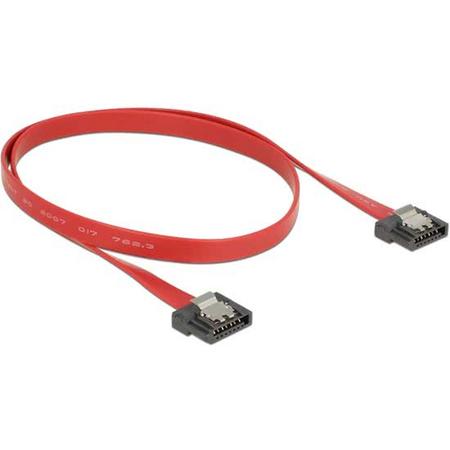 DeLOCK 0.5m SATA III 0.5m SATA III 7-pin SATA III 7-pin Rood SATA-kabel