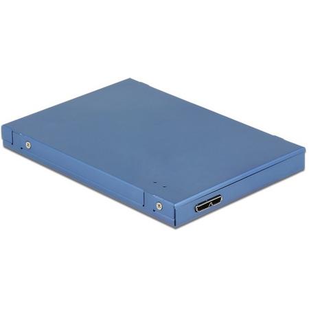 DeLOCK 62787 SSD enclosure 2.5 Blauw behuizing voor opslagstations