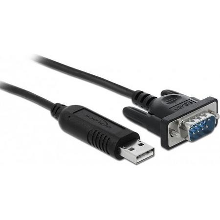 DeLOCK 66283 video kabel adapter 1,8 m USB A Zwart