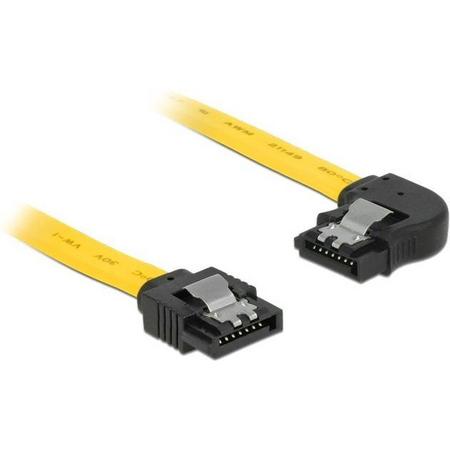 DeLOCK 83958 SATA-kabel 0,2 m SATA 7-pin Zwart, Geel