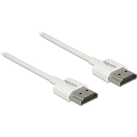 DeLOCK 85120 HDMI kabel 0,25 m HDMI Type A (Standard) Wit