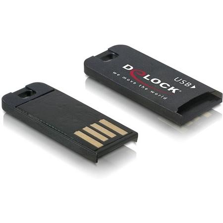 DeLOCK 91648 USB 2.0 Zwart geheugenkaartlezer