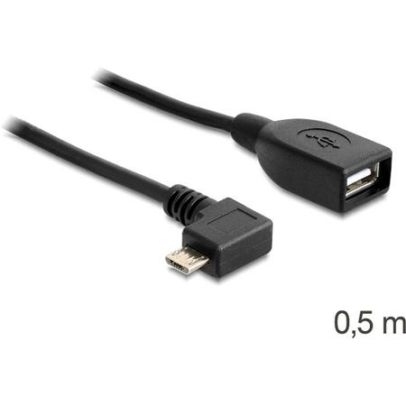 DeLOCK USB micro-B - USB 2.0-A, 0.5m