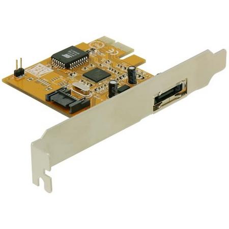 DeLOCK eSATA/SATA PCI Express Adapter interfacekaart/-adapter