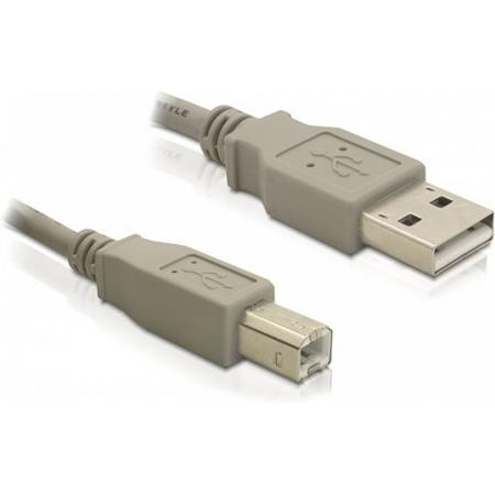Delock USB 2.0 A Male naar USB 2.0 B Male - 3 m