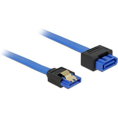 Tragant 84973 SATA-kabel 0,5 m Zwart, Blauw SATA 7-pin