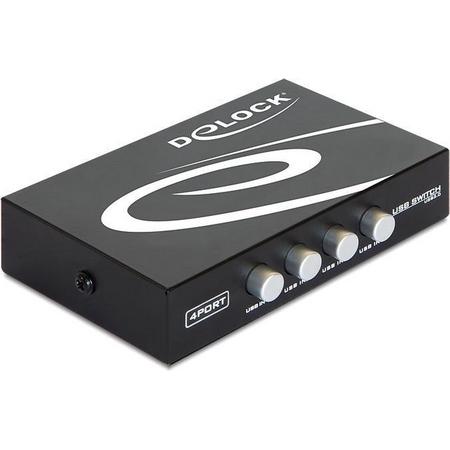 USB Switch Delock 4 ingangen - 1 uitgang