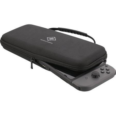 DELTACO GAMING GAM-089 Hard case draagtas voor Nintendo Switch - met 10 opbergvakken - Zwart