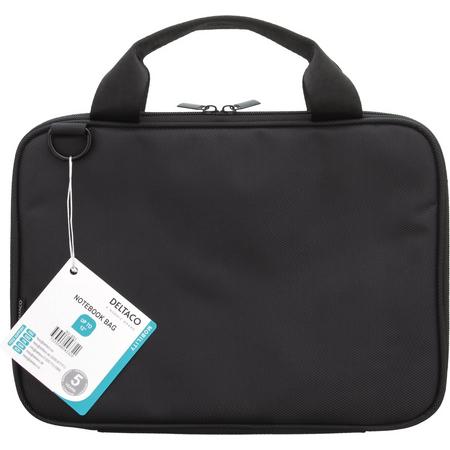 DELTACO NV-801, Nylon Laptoptas, voor laptop tot 12 inch, zwart