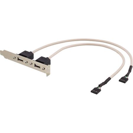 DELTACO USB-1, Intern USB 2.0 interfacekaart/-adapter