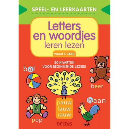 Deltas Educatief Boek Letters En Woordjes Leren Lezen