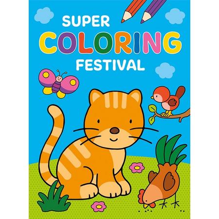Deltas Kleurboek Super Coloring Festival