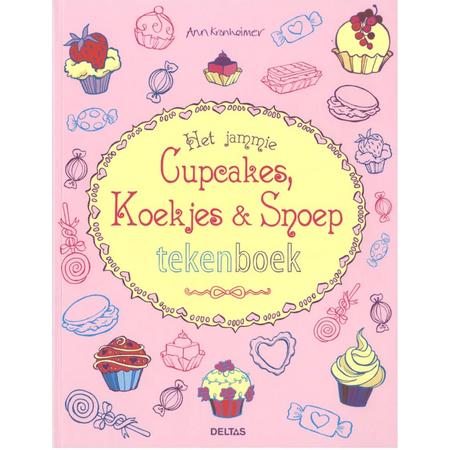 Het Jammie Cupcakejes, Koekjes En Snoep Tekenboek