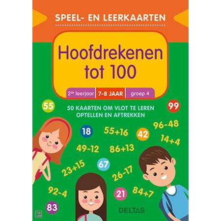 Speel- en leerkaarten - Hoofdrekenen tot 100 (7-8 j.)