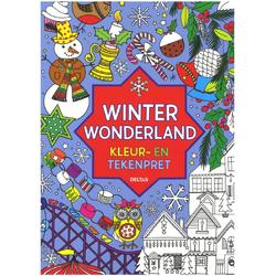 Winter Wonderland kleur -en tekenpret