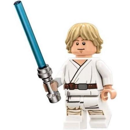 lightsaber - Zinaps Star Wars Death Star minifiguurtje Luke Skywalker ontmoette Lightsaber gesloten mond (75159)