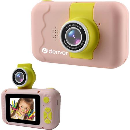 Denver Kindercamera FULL HD - Selfie Camera - 40MP - Digitale Camera - Foto en Video - 7 Filters - 5 spelletjes - KCA1350 - Roze