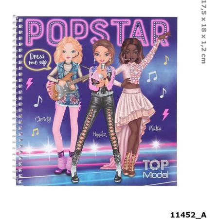 TOPModel Dress Me Up stickerboek POPSTAR