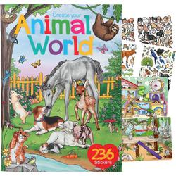 Create your Animal World stickerboek