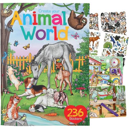 Create your Animal World stickerboek