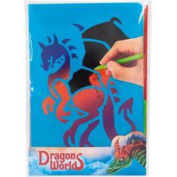 Dino World Magic Scratch kaarten DRAGON
