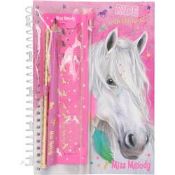 Miss Melody notitieboek met schrijfset
