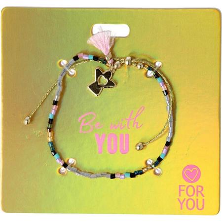 Trend kralenarmband Protection & Love Be With You